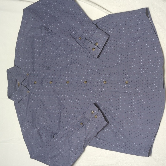 Ariat Stretch Flower All Over Print Mens Long Sleeve Button-down Shirt Size Med - Picture 2 of 7